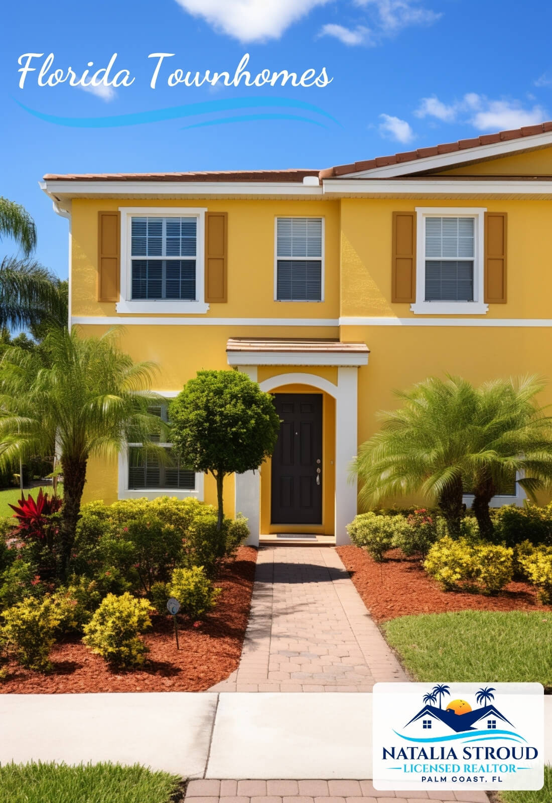 Realtor Florida Natalia Strout - Find Townhouses and Townhomes to Buy or Rent in Palm Coast, Bunnell, Ormond Beach, Daytona, St Augustine Florida